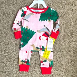 NWT Carter’s Long Sleeve Top and Pants Set Winter Holiday Pink Size 6M